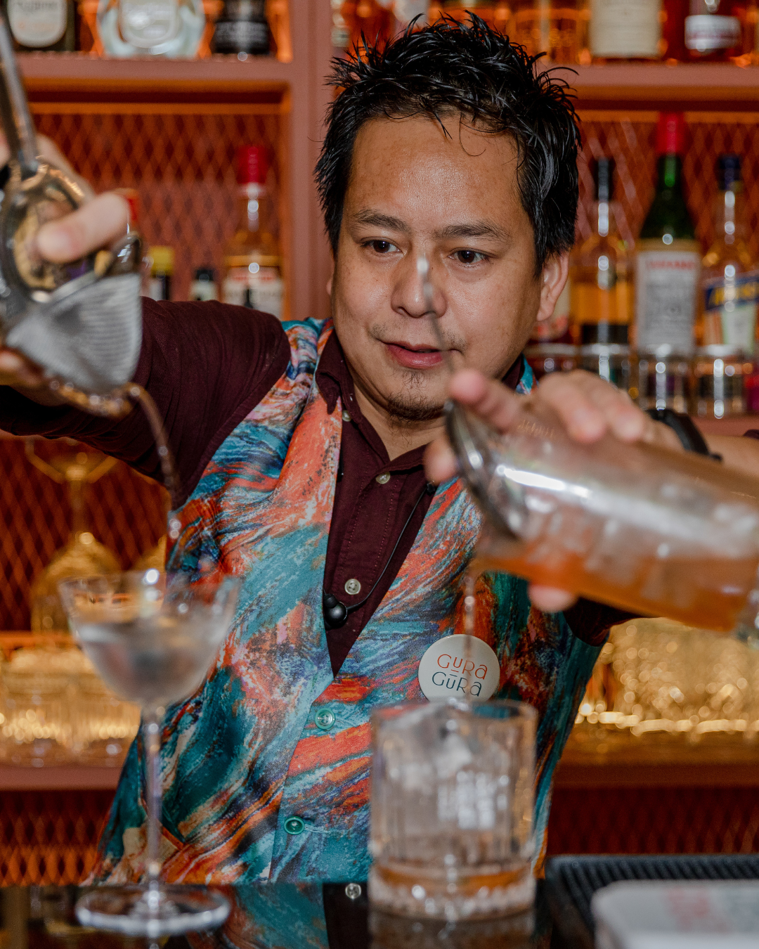 Bartender at Gura Gura Pan-Asian Cuisine Restaurant